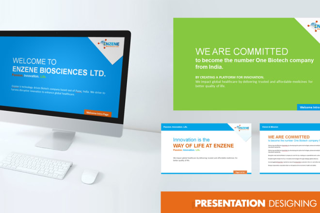 I will do creative presentation and template