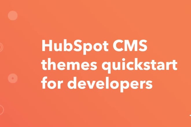 I will do custom coding in hubspot in new theme