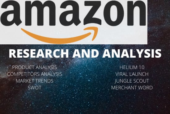 I will do data analysis and market research in amazon