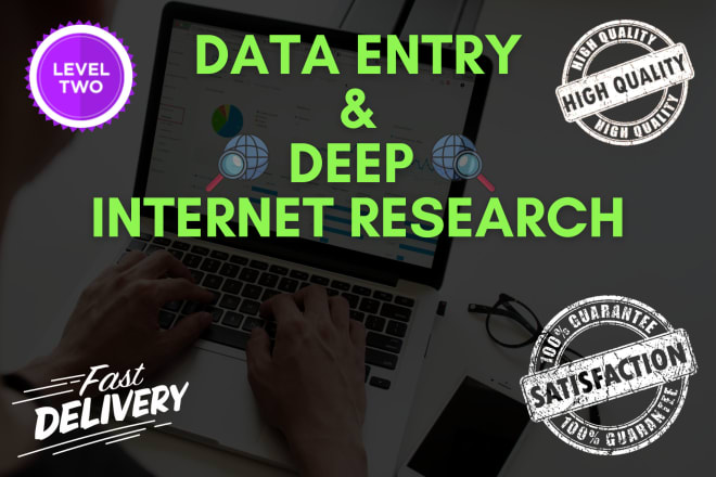 I will do data entry, internet research, copy paste, and web research