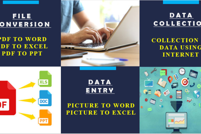 I will do data entry typing work for companies