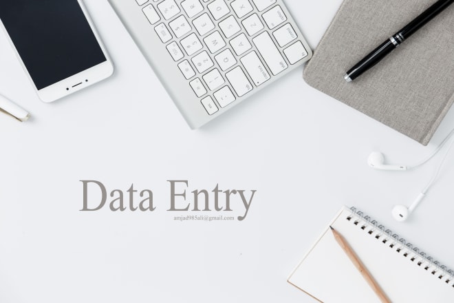 I will do data entry work, PDF conversion, web research, data collection