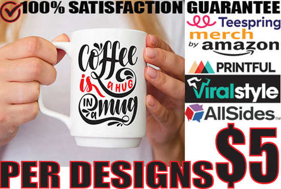 I will do design professional custom coffee mug and cup design