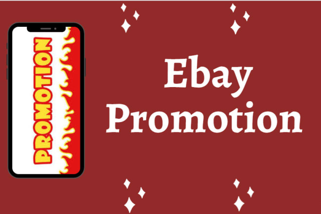 I will do ebay promotion to increase ebay traffic