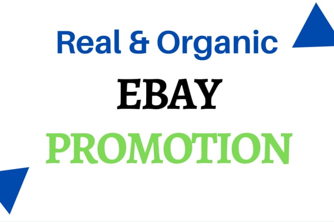 I will do ebay promotion to increase ebay traffic to ebay listing
