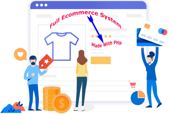 I will do ecommerce system for your business with PHP laravel