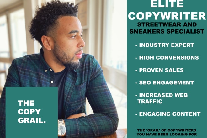 I will do elite copywriting for your sneaker or streetwear business