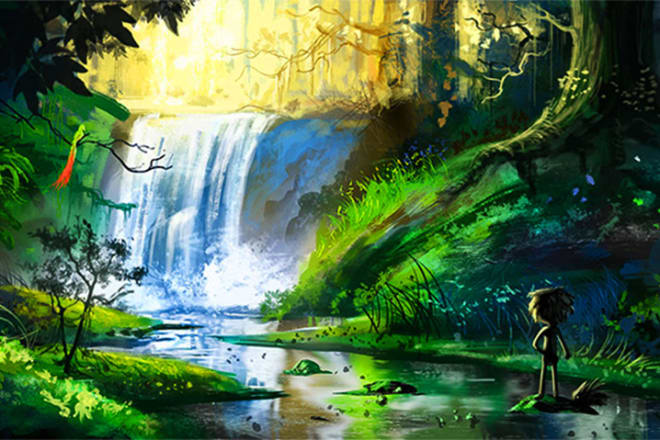 I will do environment concept art, landscape and background