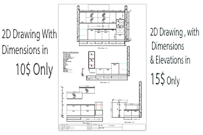 I will do every autocad drafting job for you