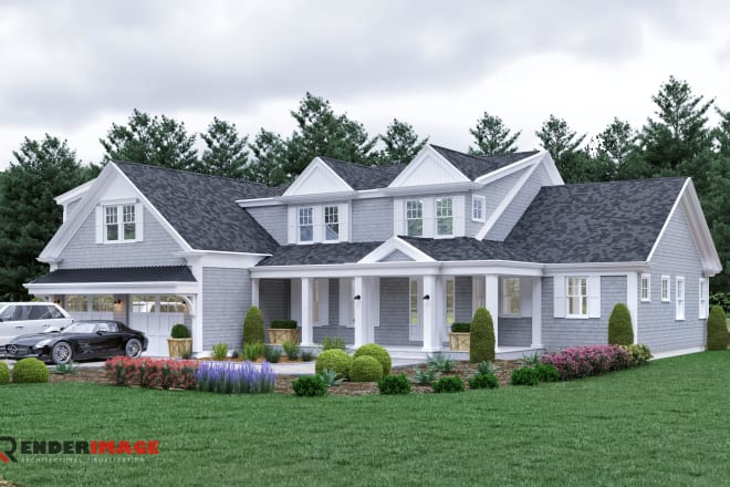 I will do exterior renderings in highest quality