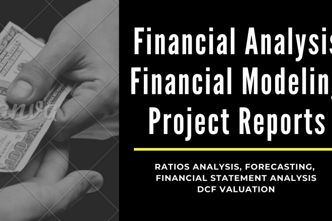 I will do financial analysis, modeling and project report
