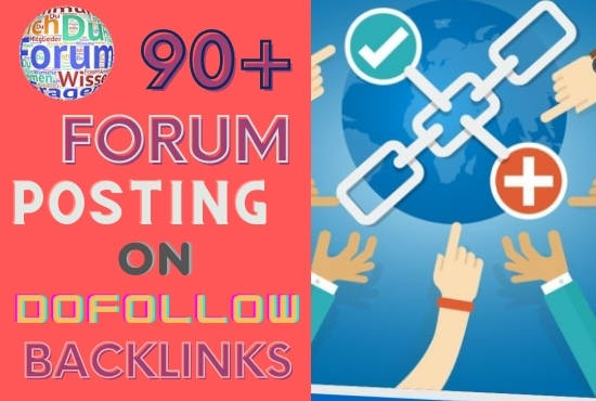 I will do forum posting in SEO high quality backlinks