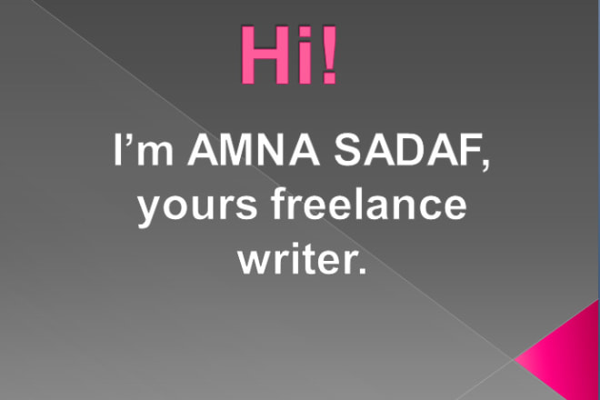 I will do freelance writing blogs, articles, and essays for you