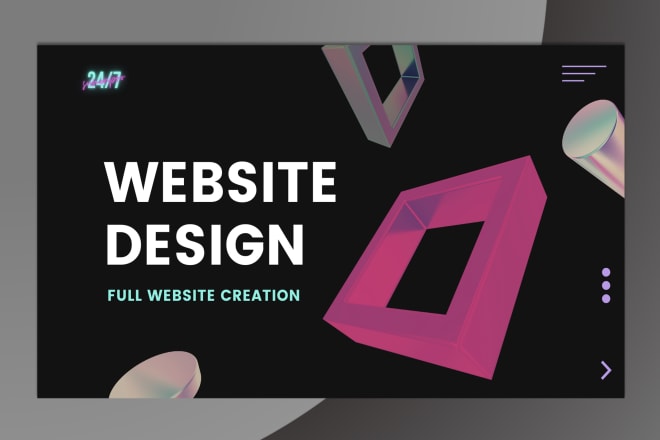 I will do full website creation and website design smooth