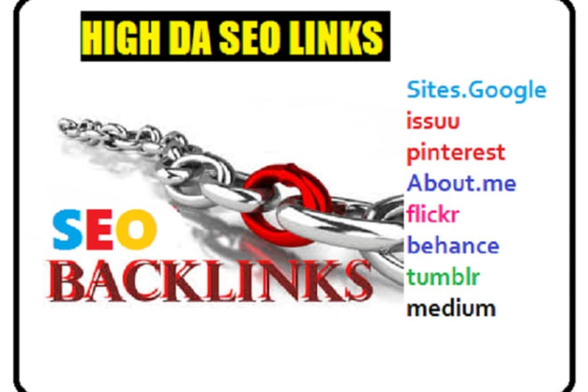 I will do high da profile backlinks for website local SEO