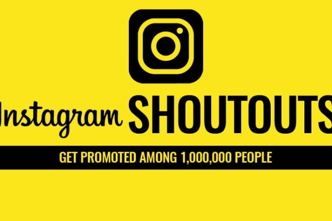 I will do instagram promotion, instagram promotion to my 50m and grow followers