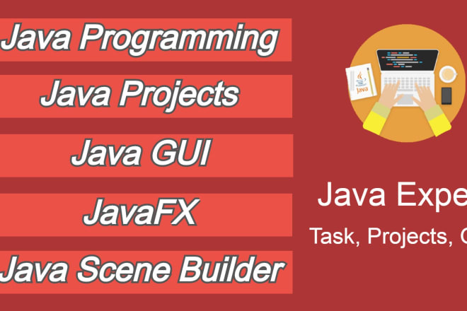 I will do java programming task, java project, javafx gui projects