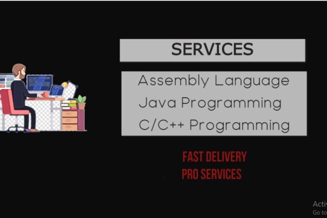 I will do java,cpp,assembly language project,programming task