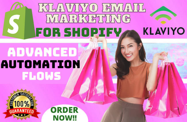 I will do klaviyo ecommerce email marketing sales funnel for shopify marketing