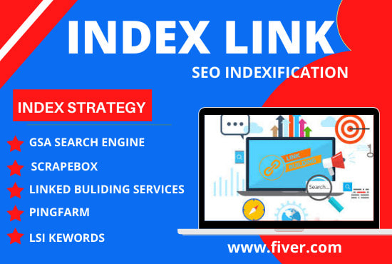 I will do link indexing on search engines using SEO tools