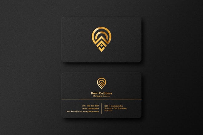 I will do minimalist modern luxury business card and logo design