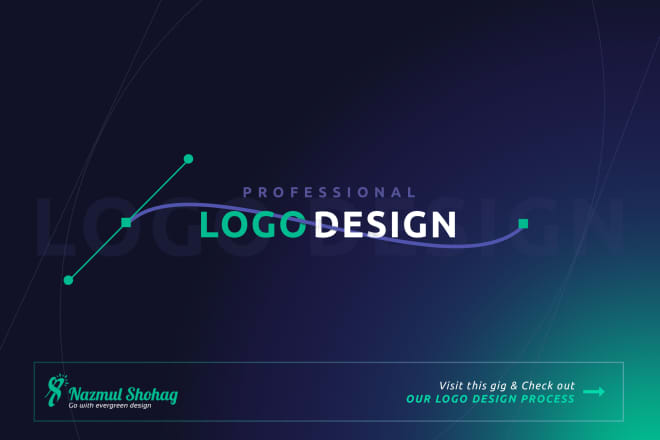 I will do minimalist professional logo design