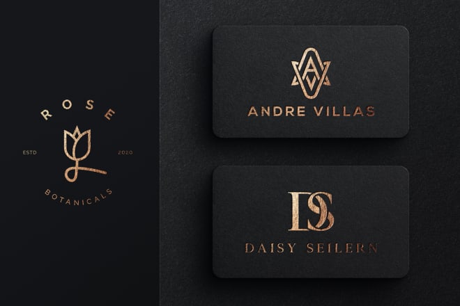 I will do modern and luxury minimalist logo design