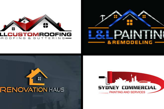 I will do modern home painting, remodeling and carpentry logo
