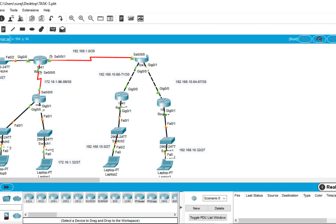 I will do networking tasks and cisco packet tracer projects