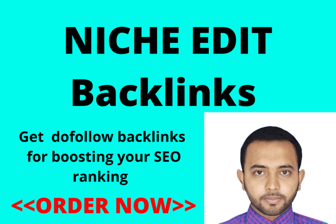 I will do niche edit outreach SEO backlinks link building service