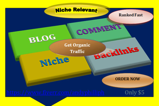 I will do niche relevant blog comment backlinks