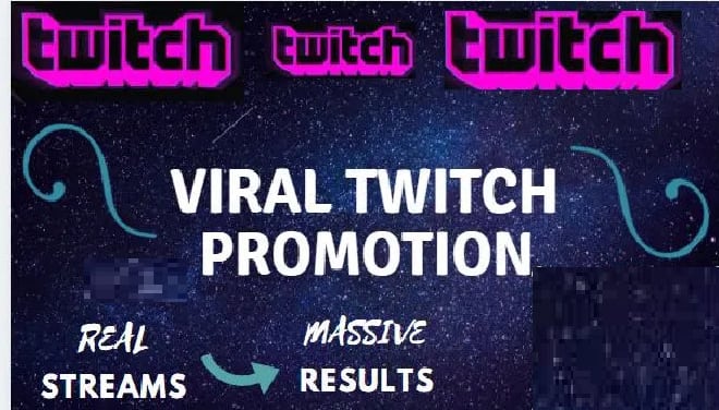 I will do organic twitch promotion for more viewer, youtube kids