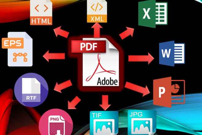 I will do pdf conversion to word excel or powerpoint