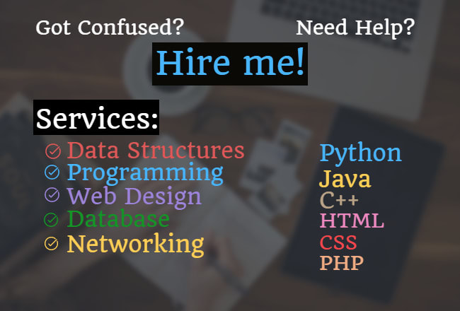 I will do PHP, web programming tasks