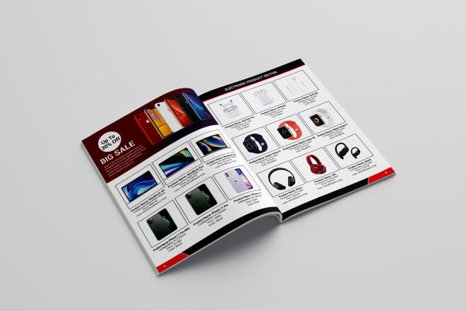 I will do product catalog design and magazine for you