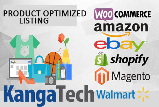 I will do product listing on amazon, e bay and ecommerce stores