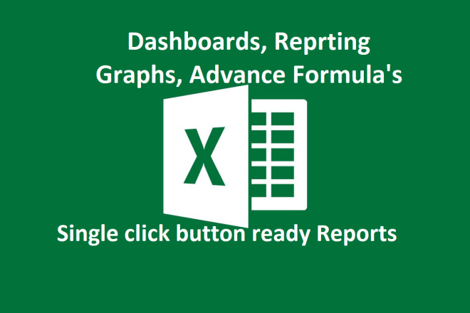 I will do professional excel dashboards reporting and other services