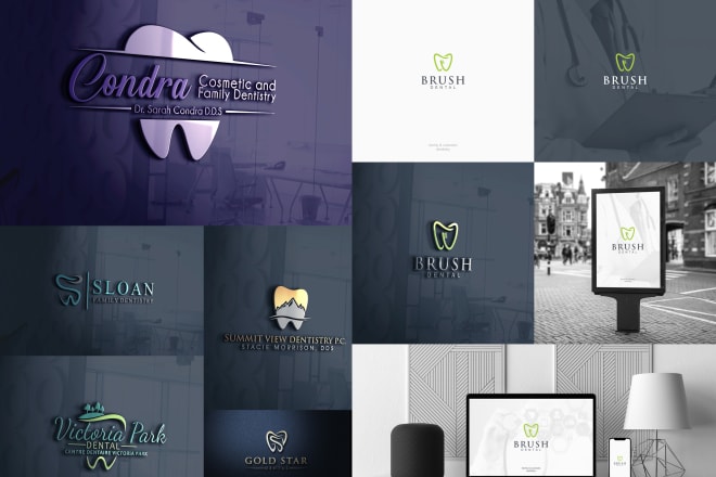 I will do professional medical dental logo design