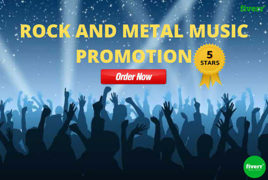 I will do promote your rock and metal music