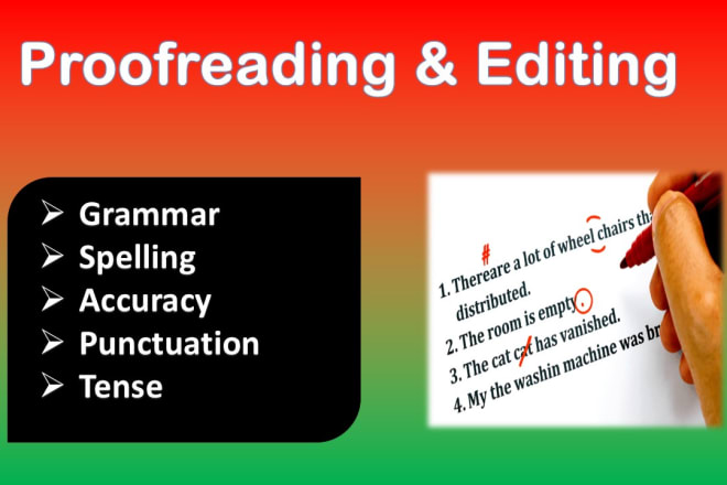 I will do proofreading and editing book, article, blog, report