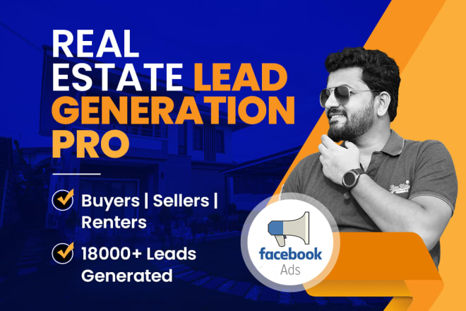 I will do real estate lead generation using facebook ads