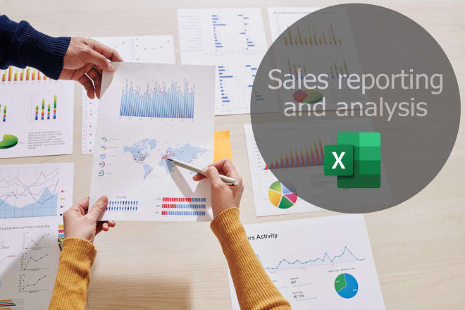 I will do sales analysis and visualisation using excel
