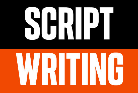 I will do script writing exclusively for youtube video