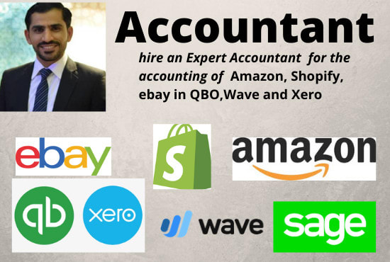 I will do shopify, amazon, ebay, accounting, bookkeeping on xero wave and quickbooks