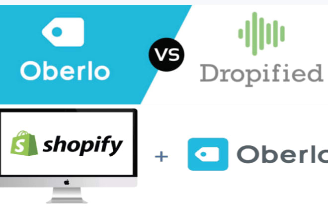 I will do shopify orders fulfill work using dropified or oberlo app