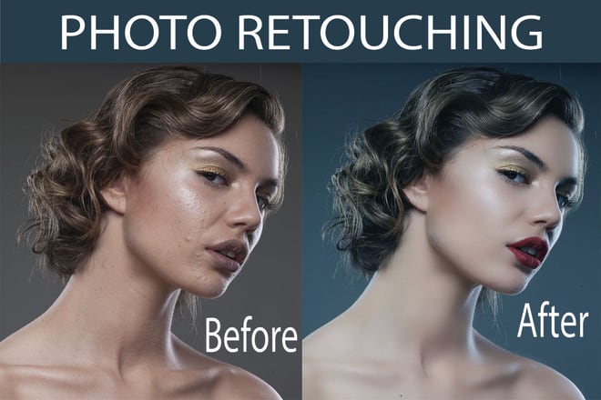 I will do skin retouch,high end retouching and photoshop editing