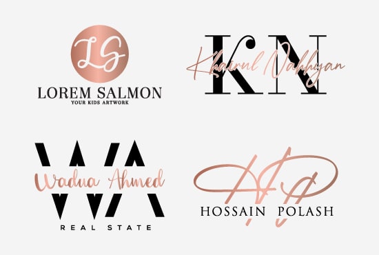 I will do stunning and elegant hand drawn signature logo design