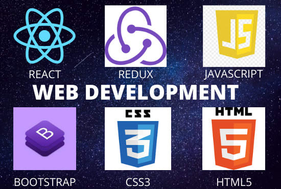 I will do tasks related to react, redux, HTML, CSS, bootstrap, js