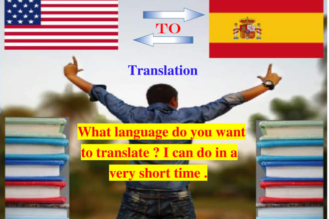 I will do translation english to spanish
