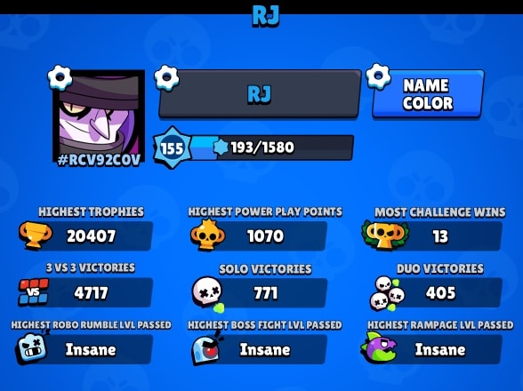 I will do trophy pushing in your brawl stars account